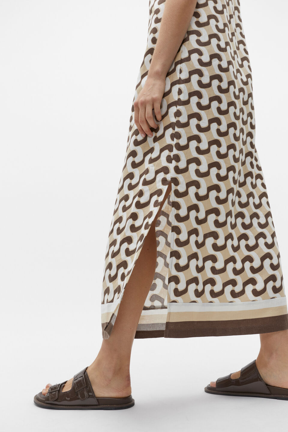 Chain Geo Maxi Dress  Chain Geo