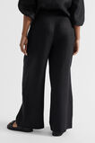 Core Linen Palazzo Pant  Black  hi-res