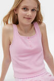 Henley Rib Pyjama  Cotton Candy  hi-res