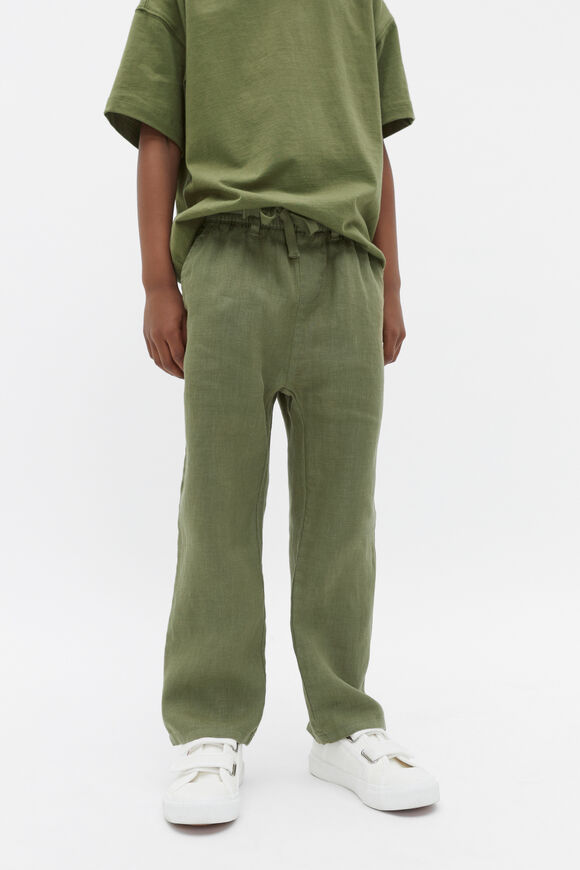 Linen Pant  Kiwi Green  hi-res