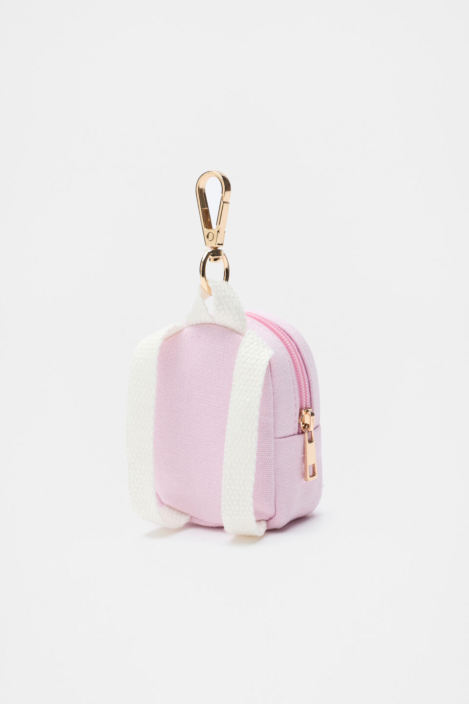Mini Backpack Initial Keyring  C