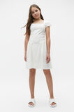 Cap Sleeve Dress  White  hi-res