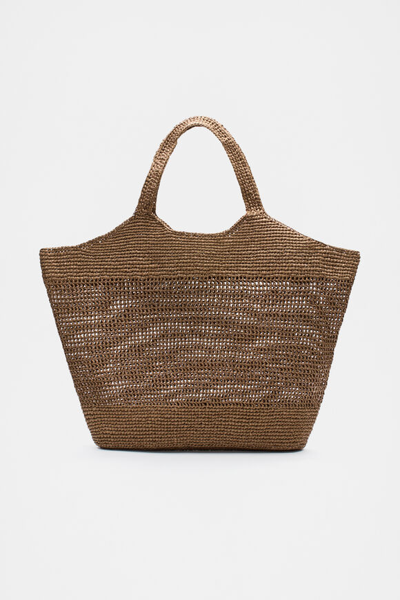 Woven Large Tote  Cinnamon Spice  hi-res