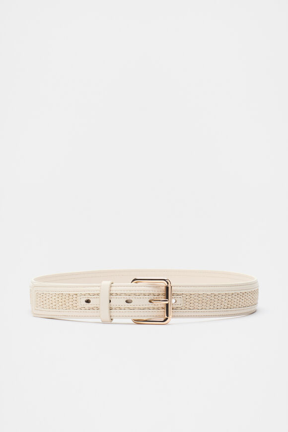 Tess Raffia Belt  Natural  hi-res