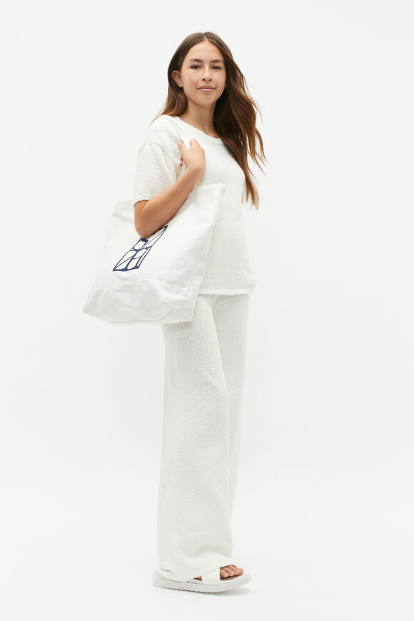 Relaxed Knit Tee  Light Cream  hi-res