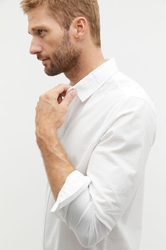 Seersucker Shirt  Vintage White  hi-res