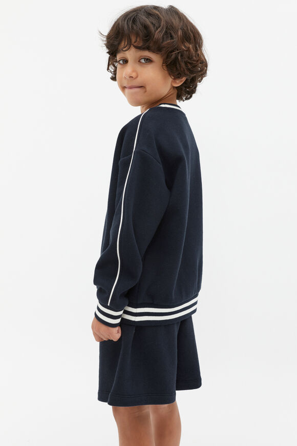 Core Logo Sweat  Midnight Blue  hi-res