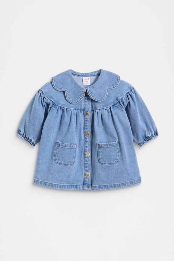 Denim Dress  Clean Blue Wash  hi-res
