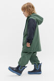 Colourblock Rain Coat  Khaki  hi-res