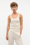 Core Heritage Rib Tank  Oat  hi-res