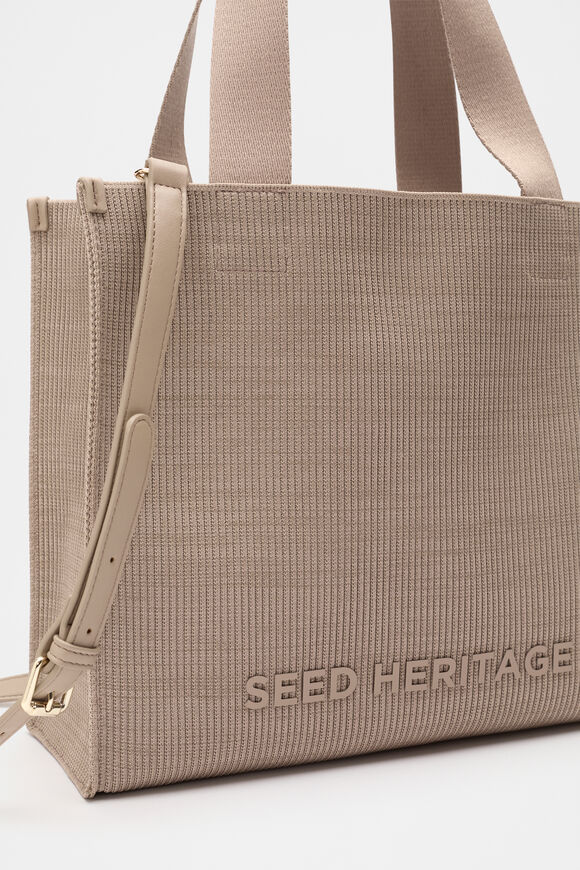 Small Knit Tote  Cookie  hi-res