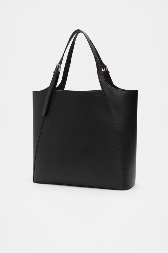 Buckle Detail Tote  Black  hi-res