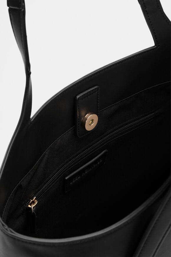 Buckle Detail Tote  Black  hi-res