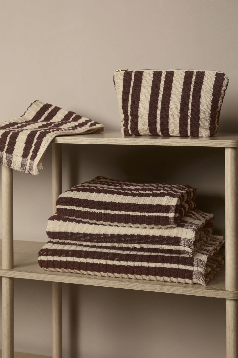 Pascoe Bath Mat  Claret