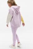 Colour Block Logo Hoodie  Soft Lilac  hi-res