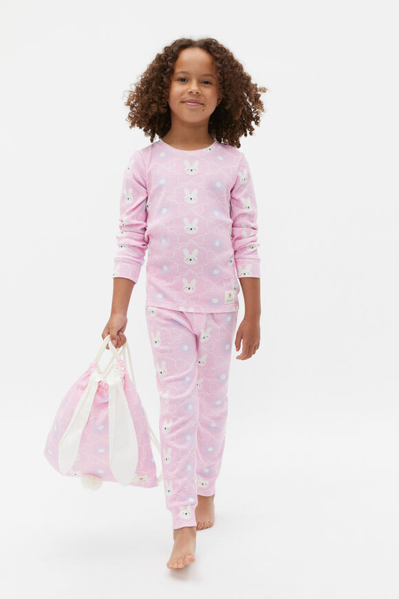 Bunny Bow Pyjama  Fairy Floss  hi-res