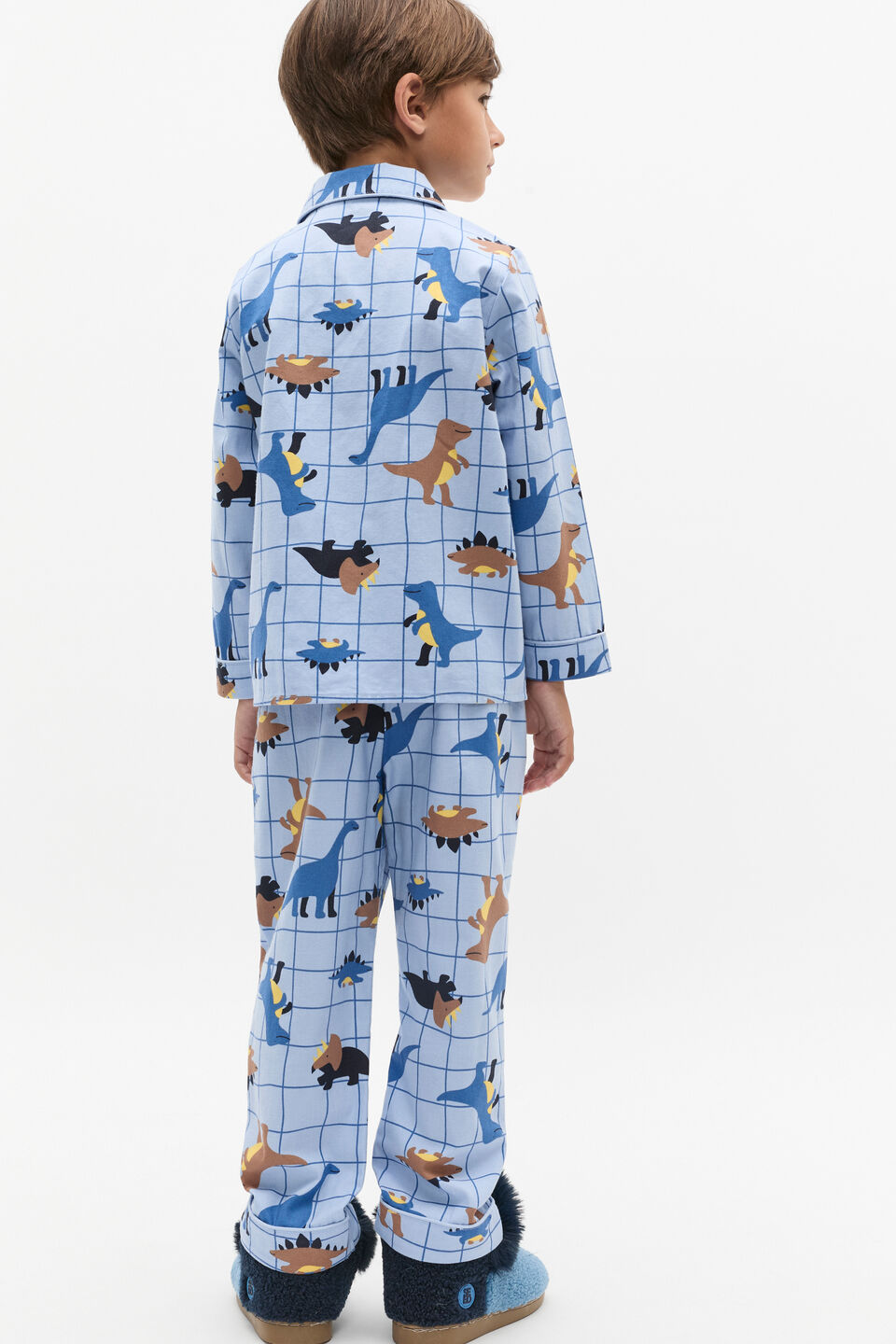 Dinosaur Pyjama  Cloud Blue