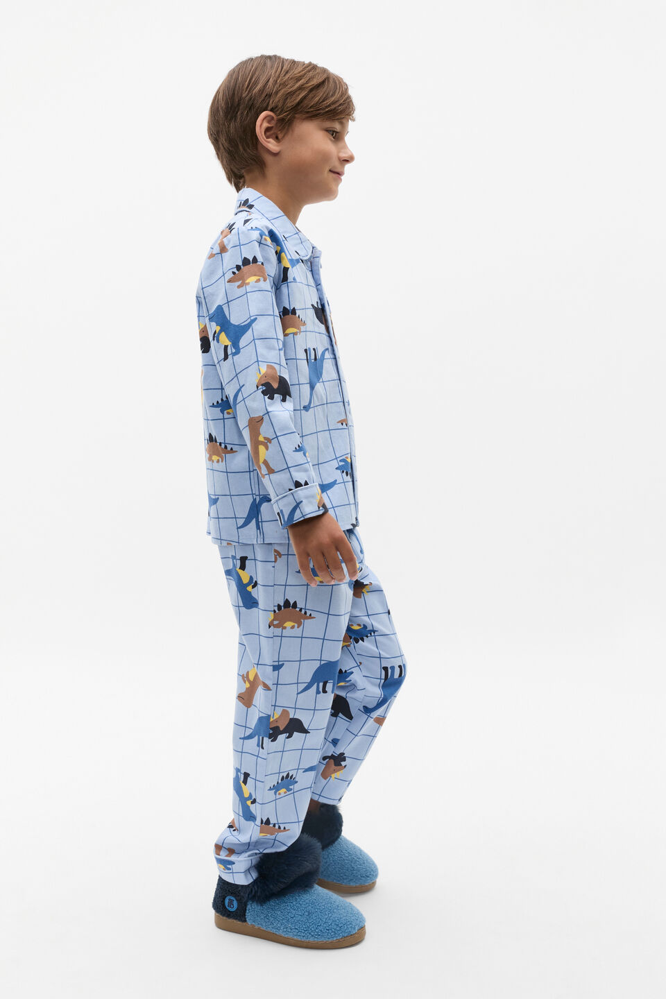 Dinosaur Pyjama  Cloud Blue