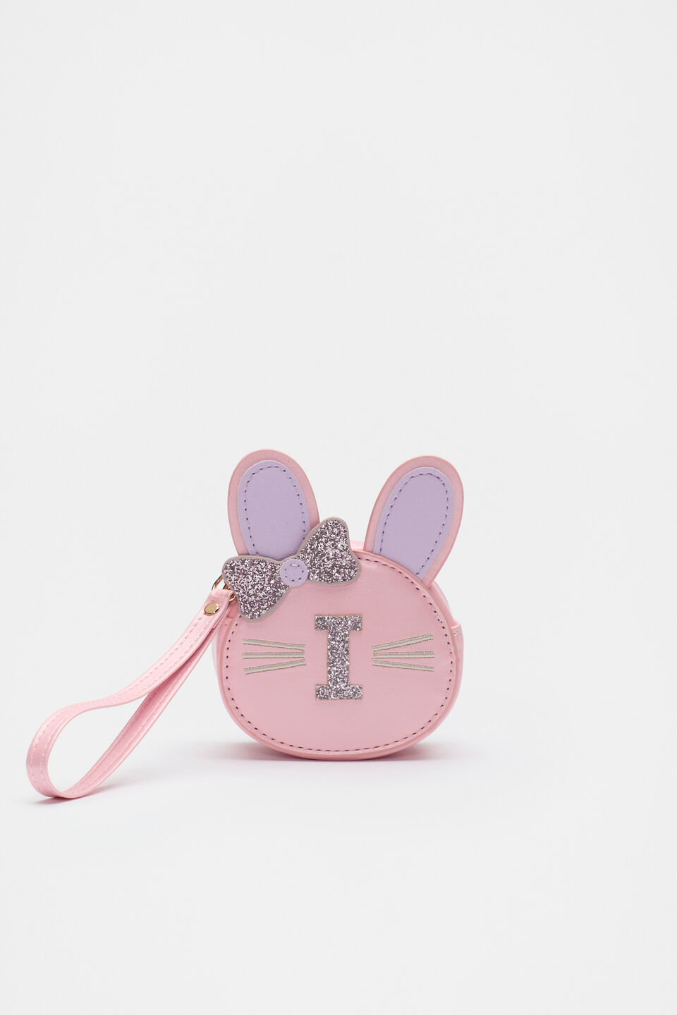 Bunny Bow Initial Purse  I