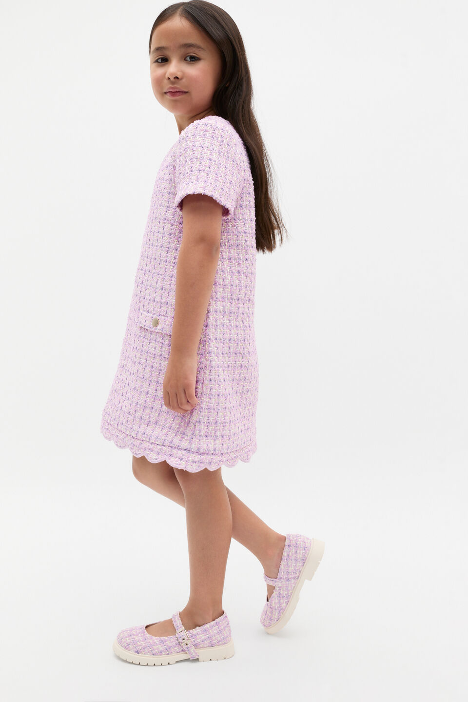 Chunky Mary Jane  Soft Lilac