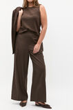 Ribbed Textured Shell Top  Dark Espresso Twist  hi-res