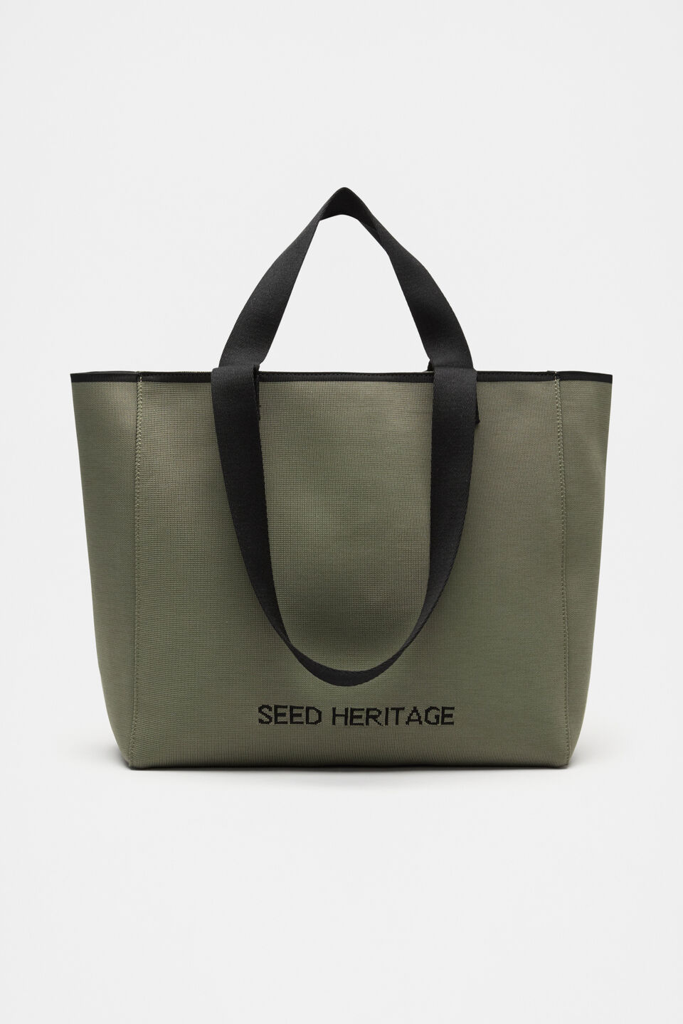 Knit Logo Tote  Rainforest