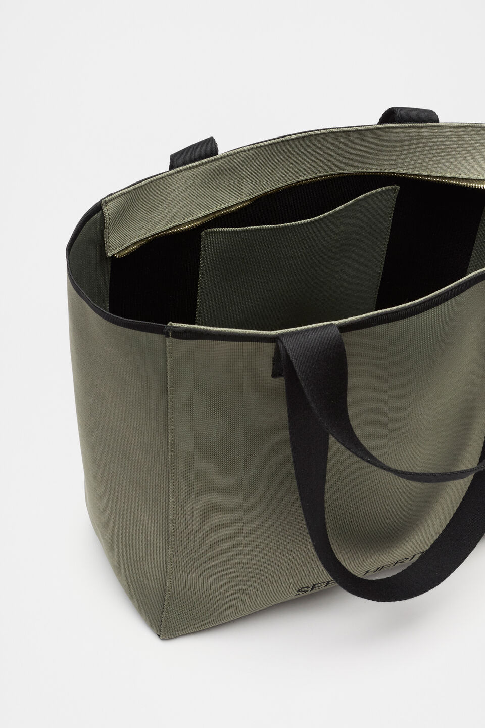 Knit Logo Tote  Rainforest