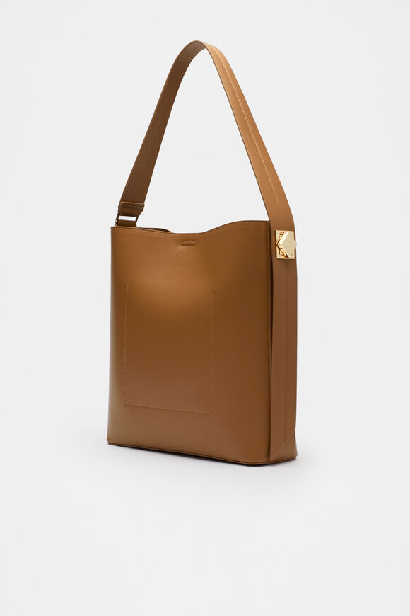 Buckle Trim Tote  Toffee  hi-res
