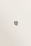 Silver Initial Charm  U  hi-res