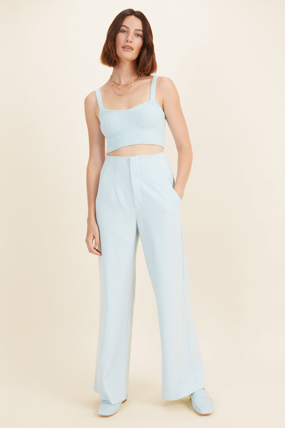 Boucle Crop Bra Top  WINTERSKY