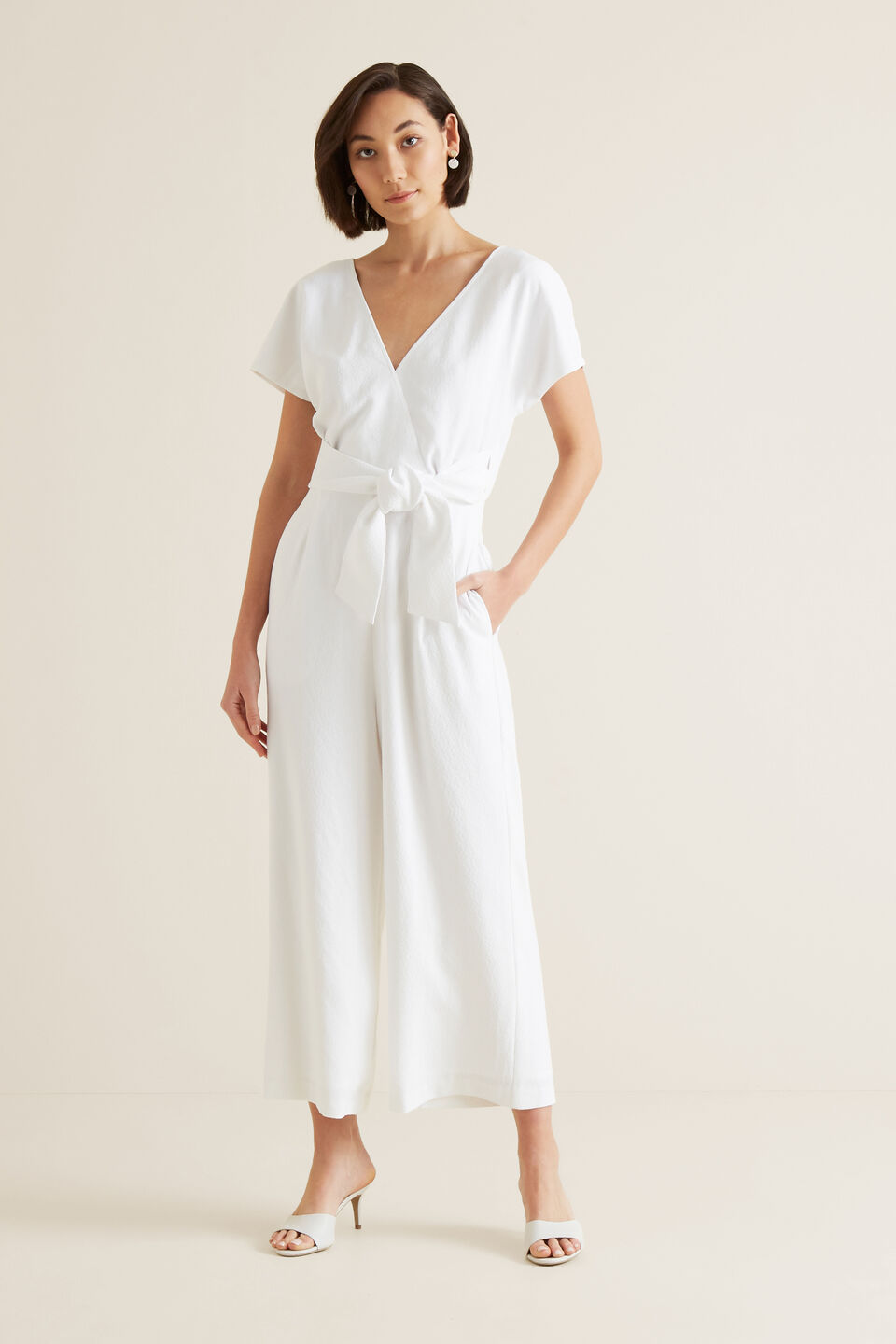 Wrap Front Jumpsuit  