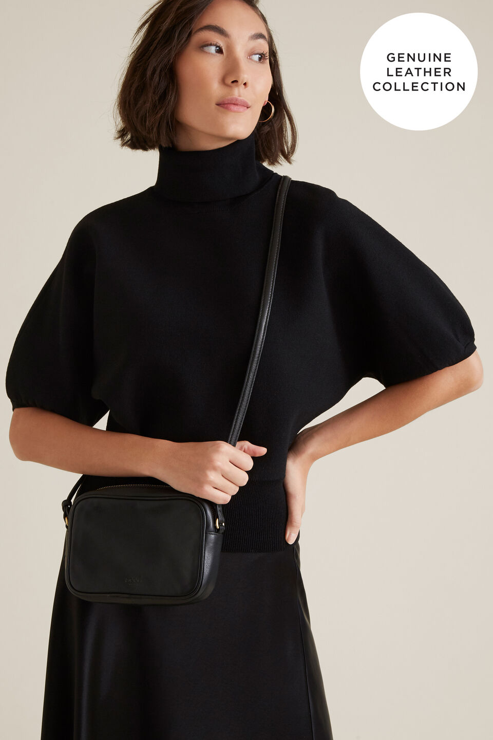 Leather Crossbody Sling  