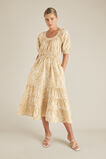 Spliced Animal Poplin Dress    hi-res