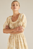 Spliced Animal Poplin Dress    hi-res