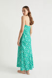 Linen Strapless Maxi Dress  Jade Green Retro  hi-res