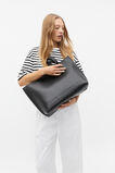 Logo Detail Tote  Black  hi-res