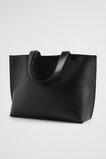 Logo Detail Tote  Black  hi-res