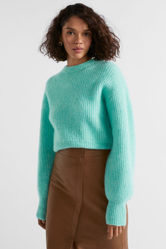 Wool Blend Easy Knit  Opal Marle  hi-res