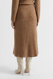 Rib Cosy Knit Skirt  Deep Chai Marle  hi-res