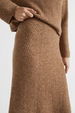 Rib Cosy Knit Skirt  Deep Chai Marle  hi-res