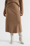 Rib Cosy Knit Skirt  Deep Chai Marle  hi-res