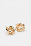 Rope Chain Stud  Gold  hi-res