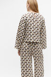 Chain Geo Blouson Sleeve Top  Chain Geo  hi-res