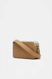 Fabric Splice Camera Bag  Caramel  hi-res