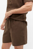 Linen Short  Dark Praline  hi-res