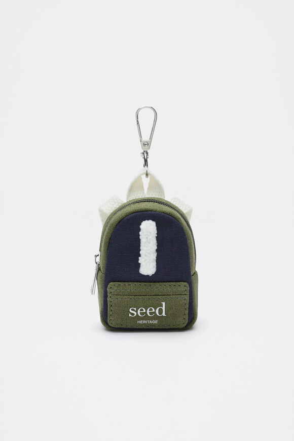 Mini Backpack Initial Keyring  I  hi-res