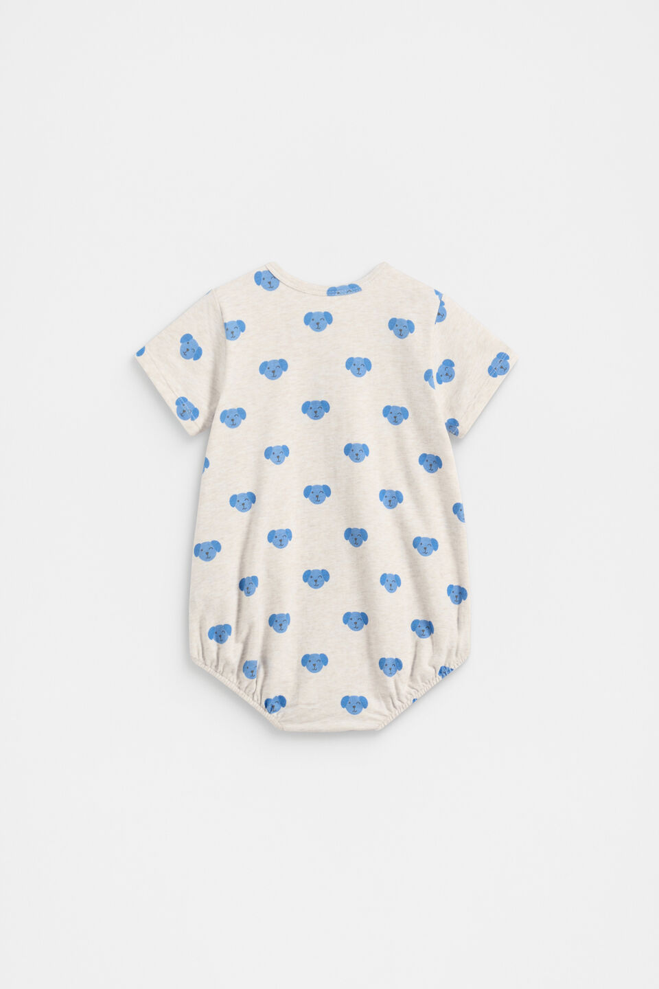 Dog Romper  Natural Marle