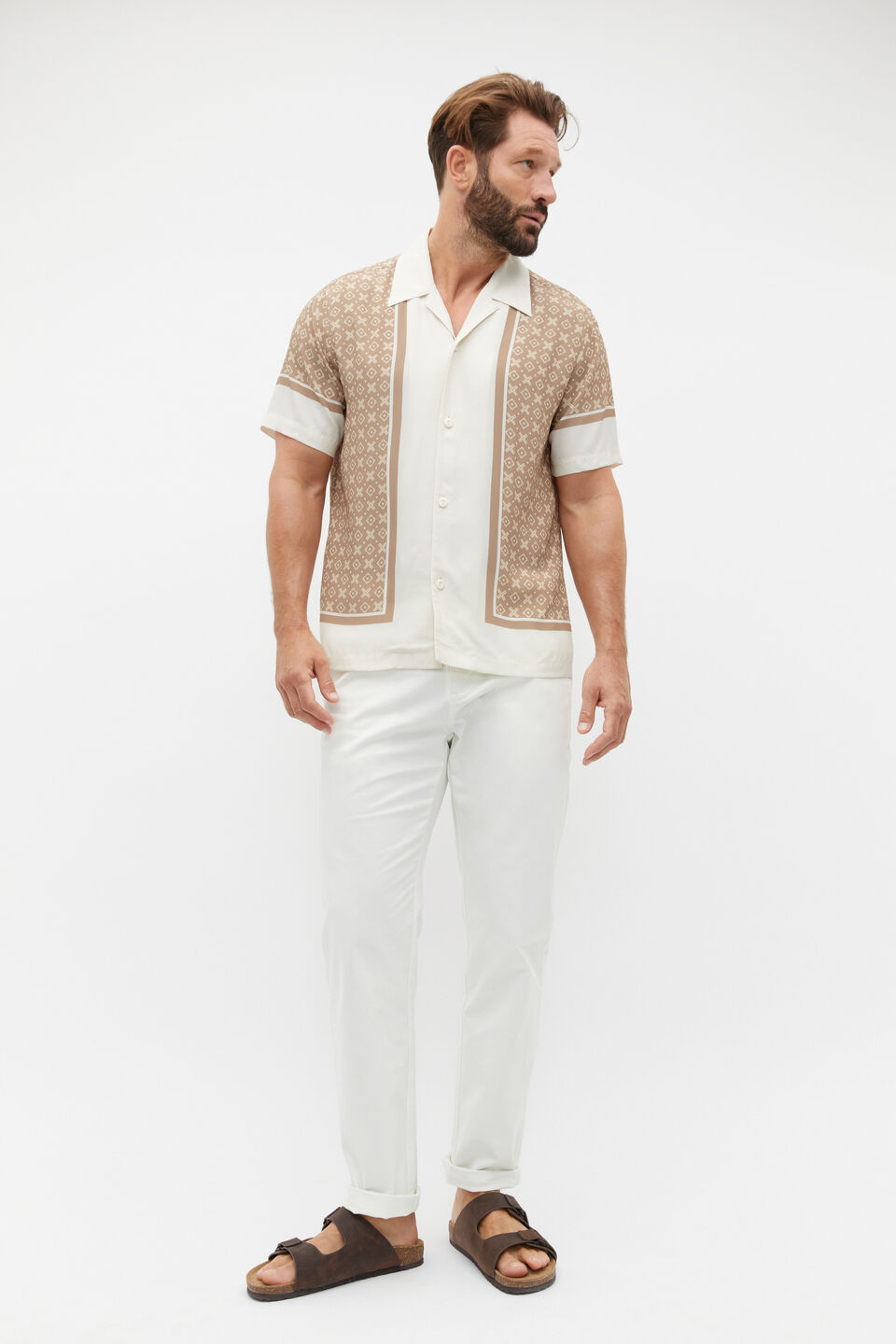 Resort Shirt  Hazelnut Multi