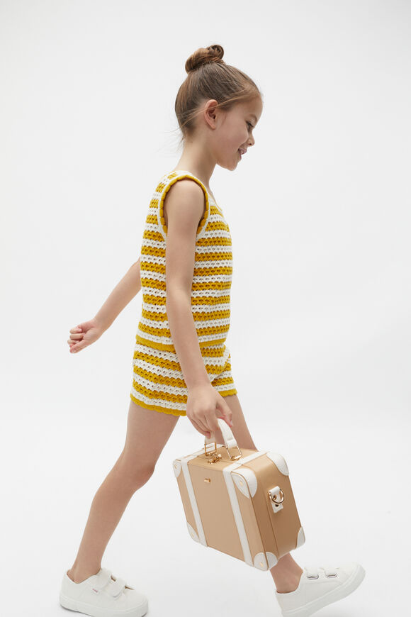 Stripe Crochet Short  Sundaze  hi-res