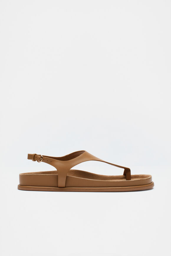 Tina Toe Loop Sandal  Caramel  hi-res